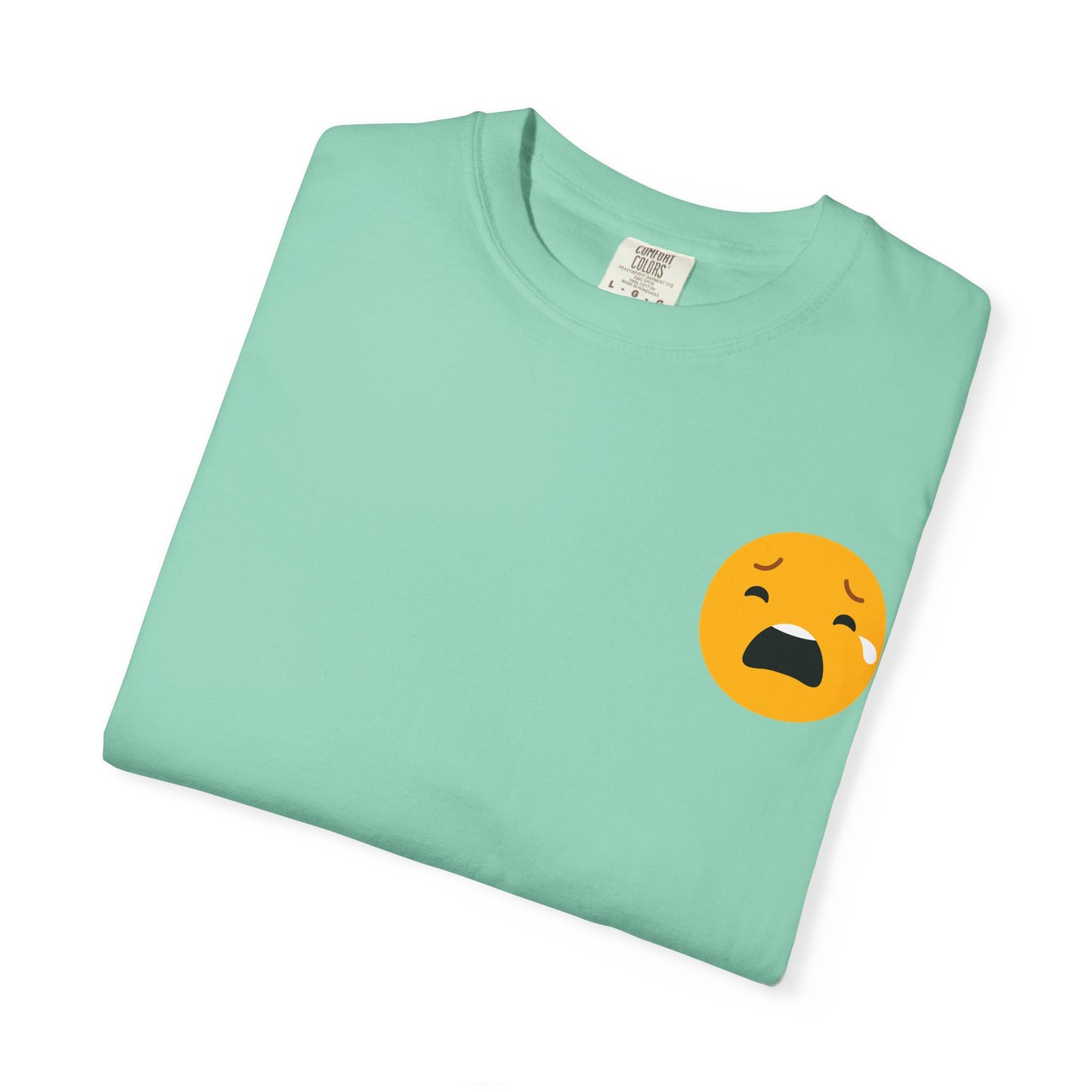 Emotional Support Unisex Tee - Sad Emoji Graphic T-Shirt