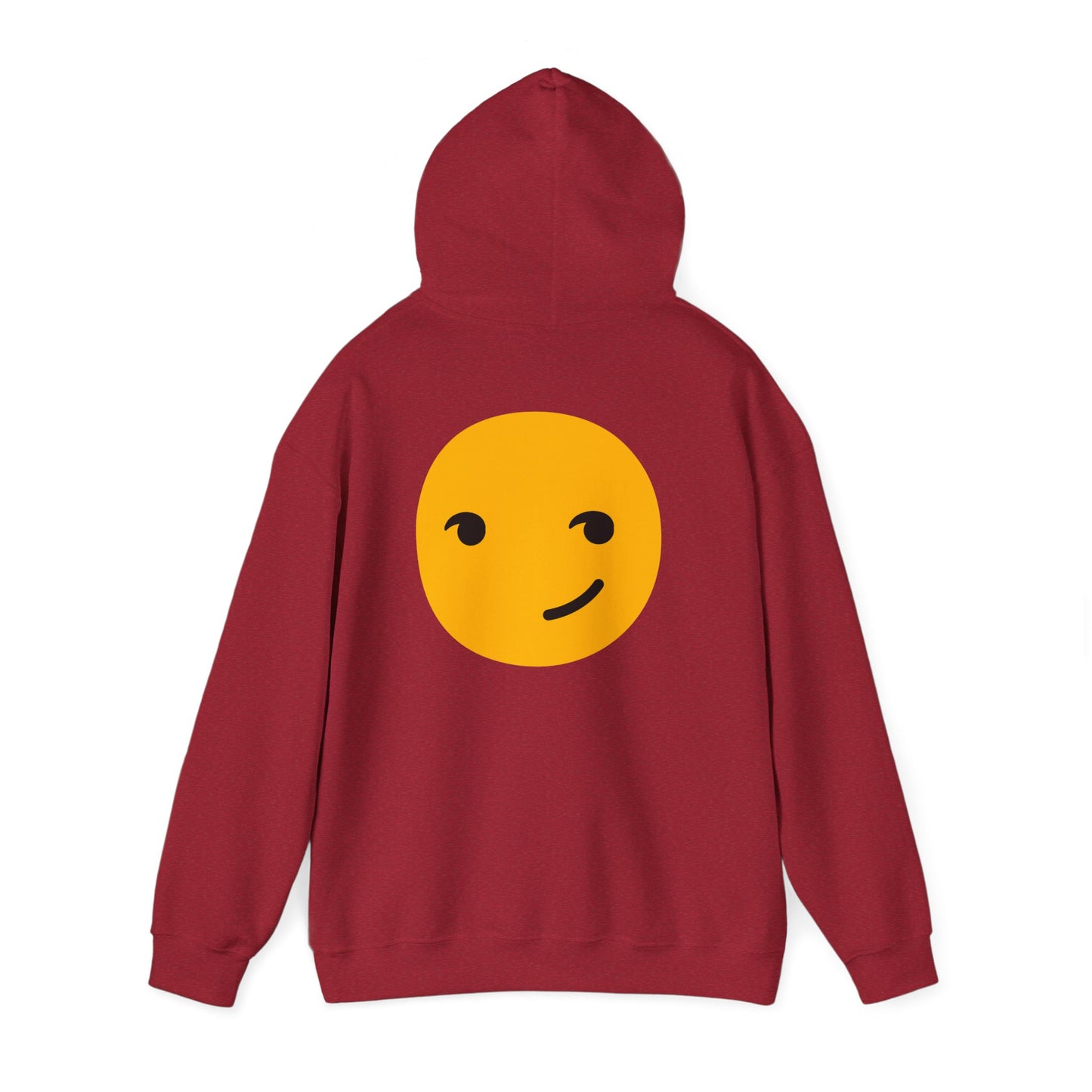 Smiley Face Unisex Heavy Blend Hooded Sweatshirt – Cozy & Playful Comfort for All Occasions