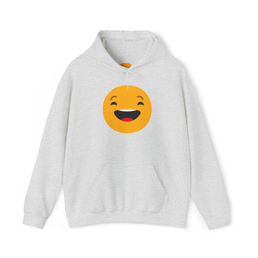 Funny Smile Emoji Hoodie - Unisex Heavy Blend™ Sweatshirt for Everyday Comfort