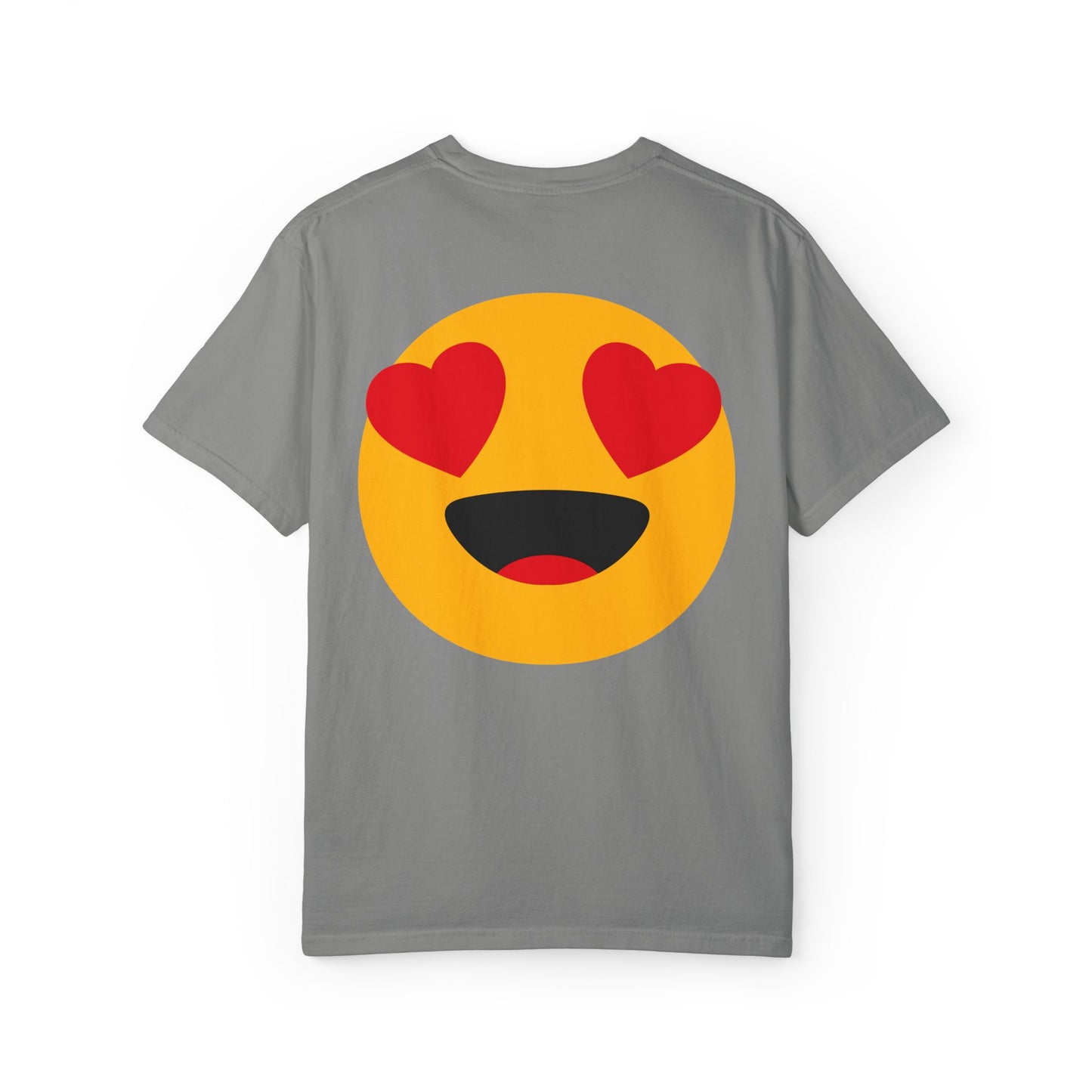 Love Emoji Garment-Dyed Unisex T-Shirt | Perfect for Valentine's Day & Casual Wear