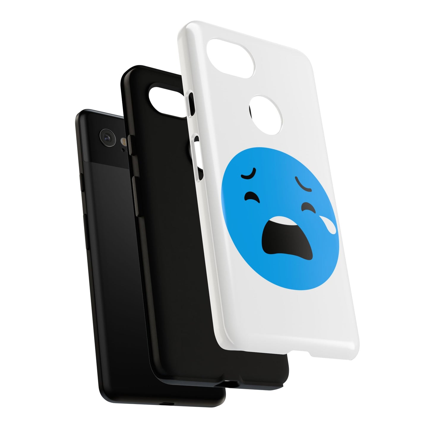 Funny Sad Face Phone Case - Tough and Stylish