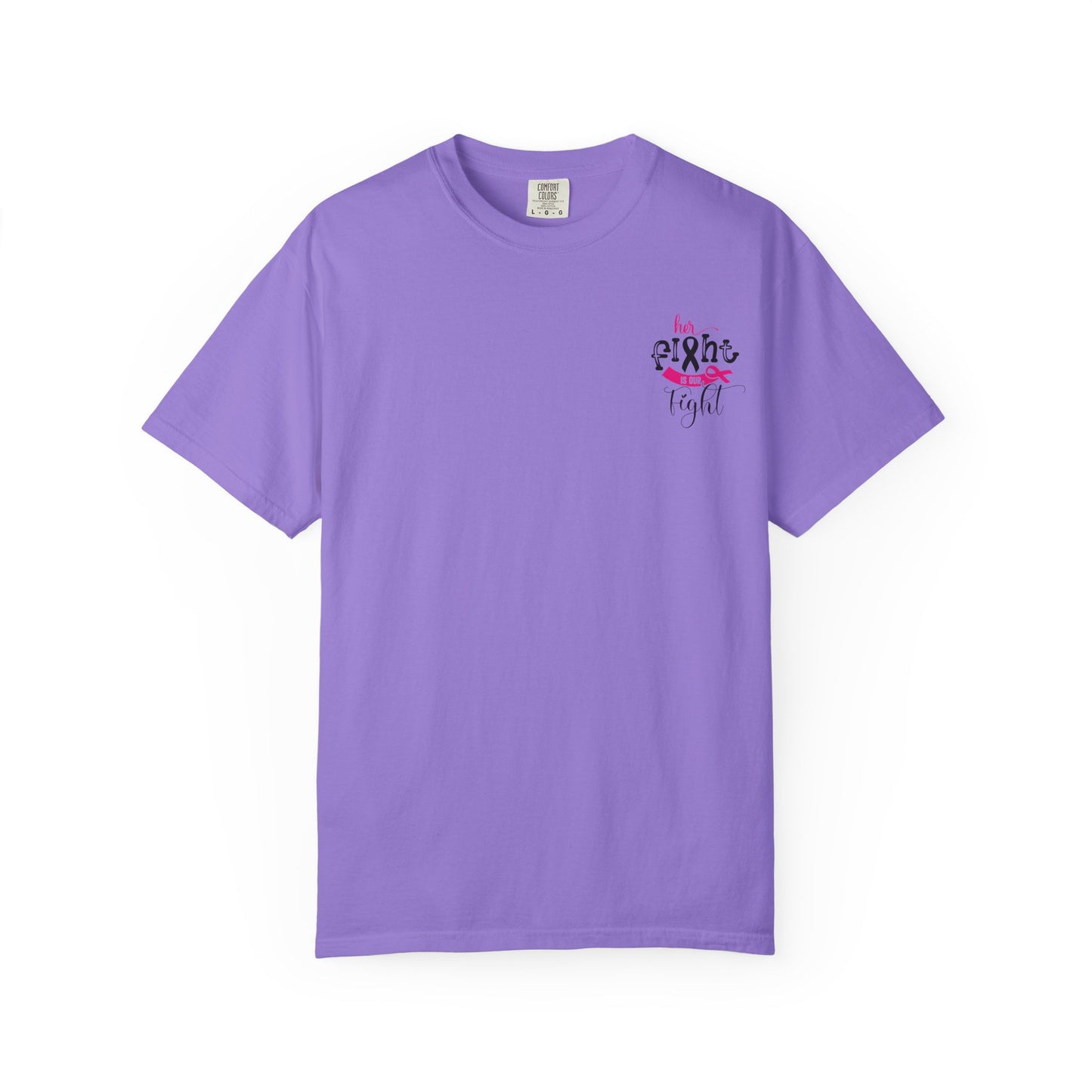 Breast Cancer Awareness T-Shirt, Unisex Motivational Tee, Her Fight is Our Fight, Supportive Shirt, Empowering Gift, Hopeful Apparel