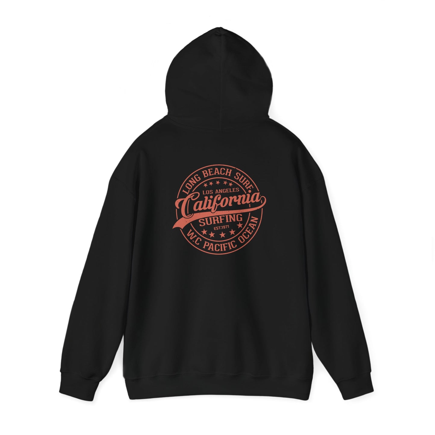 California Surf Hoodie, Cozy Sweatshirt for Beach Lovers, Perfect Gift for Surfers, Summer Vibes Apparel, Unisex Surfing