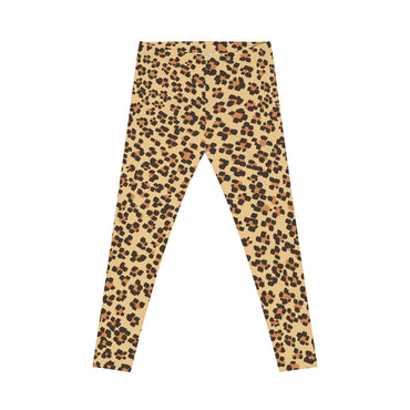 Leopard Print Women's Casual Leggings - Fashionable & Comfy Activewear