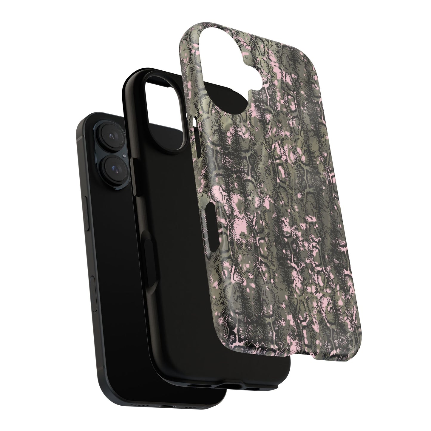 Camo Snake Pattern Phone Case – Rugged Protection Meets Bold Style Turn heads while protecting your phone with this fierce camo snake pattern case—where urban edge meets outdoor grit.