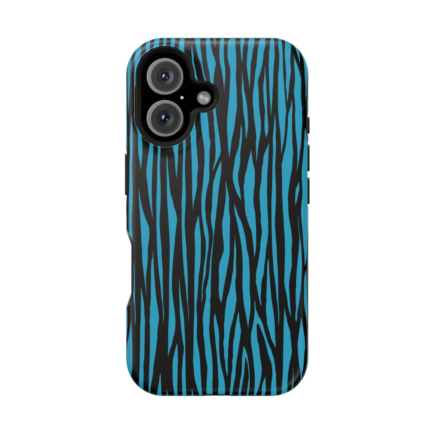 Zebra Print Magnetic Tough Case for iPhone - Durable & Stylish Phone Protection