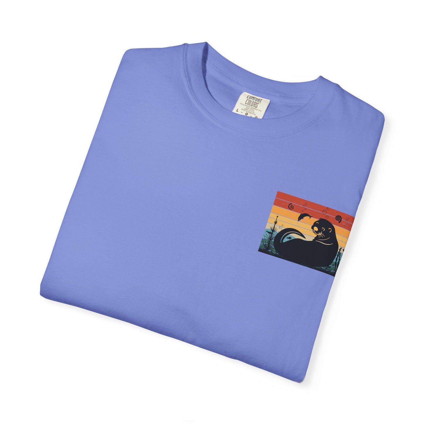 Retro Otter Graphic Unisex T-Shirt – Perfect for Animal Lovers