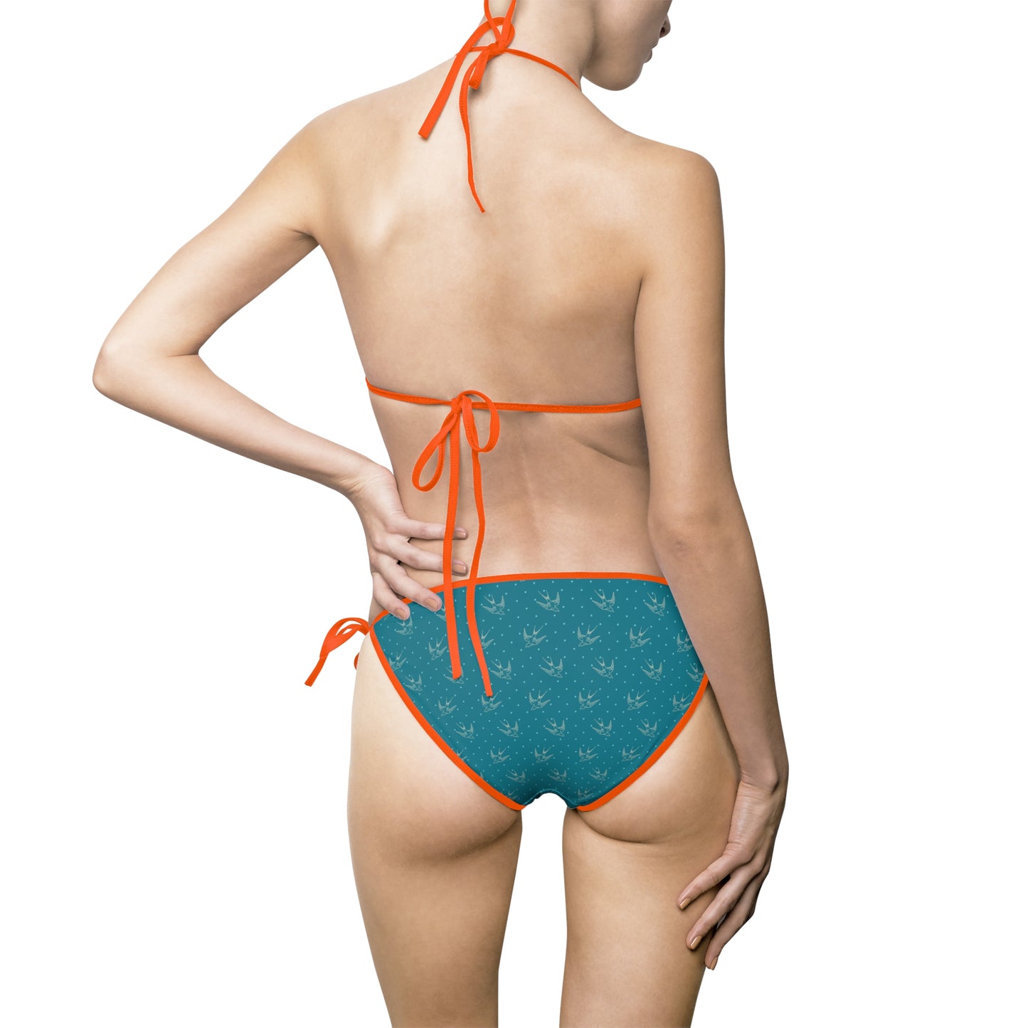 Anchor Print Women's Bikini Swimsuit - Stylish Beachwear for Summer Fun