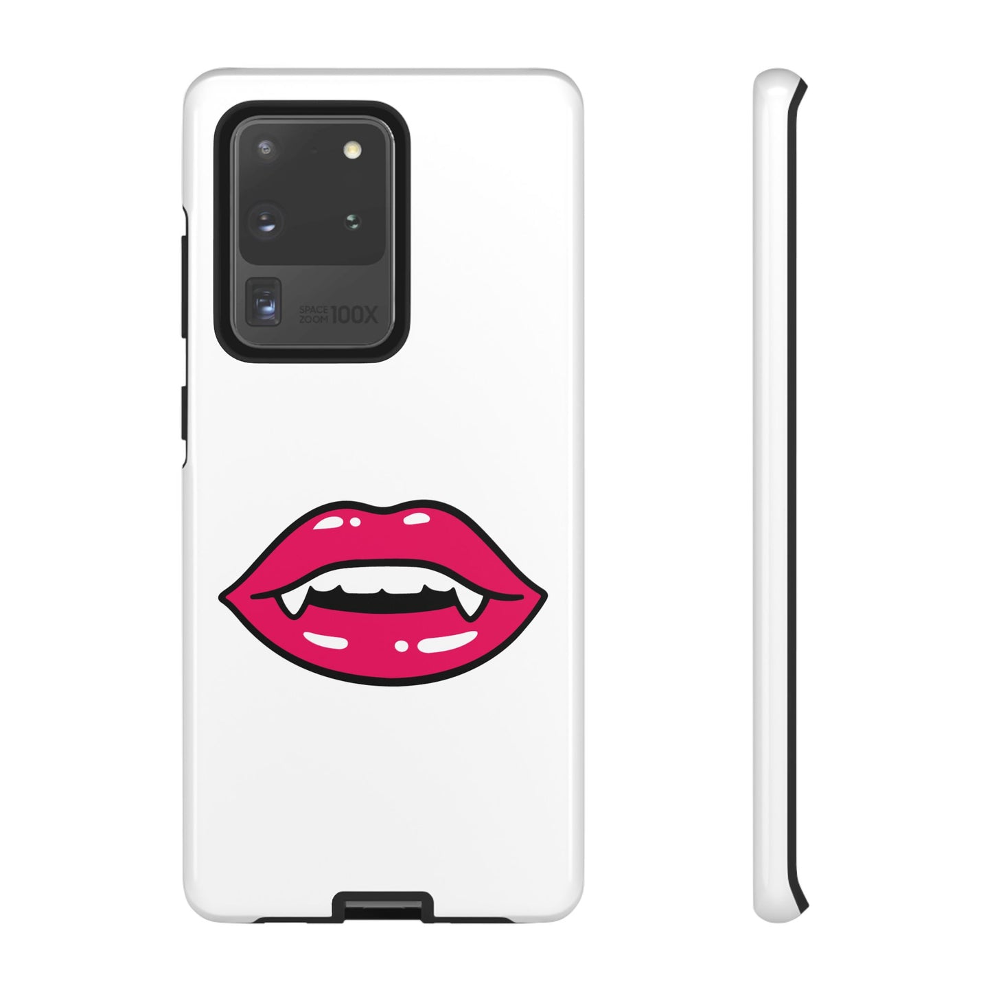Vampire Mouth Phone Case - Tough Cases for Halloween, Gift for Spooky Lovers, Quirky Phone Accessories, Fun Tech Gear