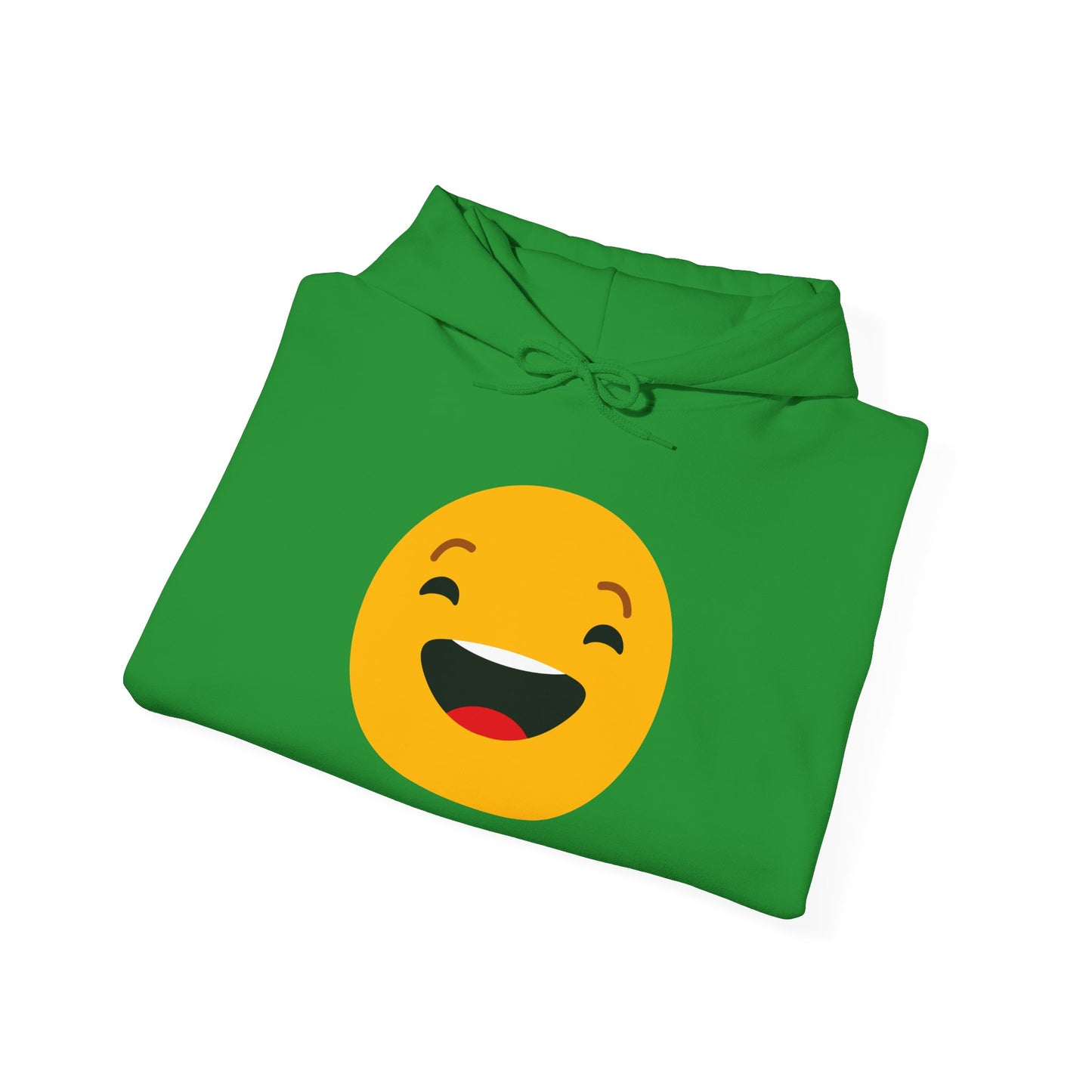 Funny Smile Emoji Hoodie - Unisex Heavy Blend™ Sweatshirt for Everyday Comfort