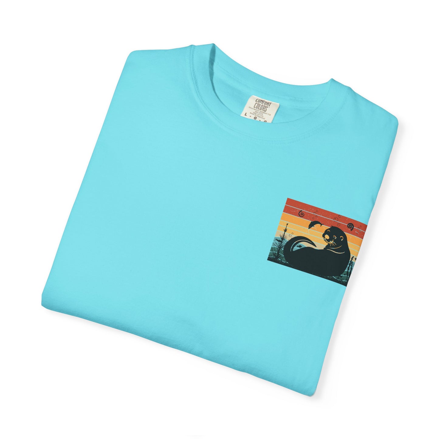 Retro Otter Graphic Unisex T-Shirt – Perfect for Animal Lovers
