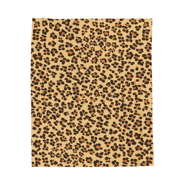 Cozy Leopard Print Velveteen Blanket for Snuggling and Home Decor