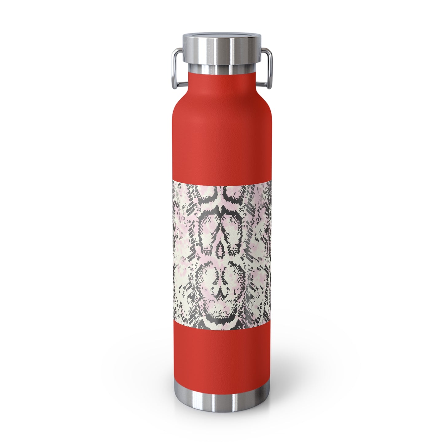 Trendy Snakeskin Insulated Water Bottle - 22oz - Perfect for Travel & Outdoor Adventures