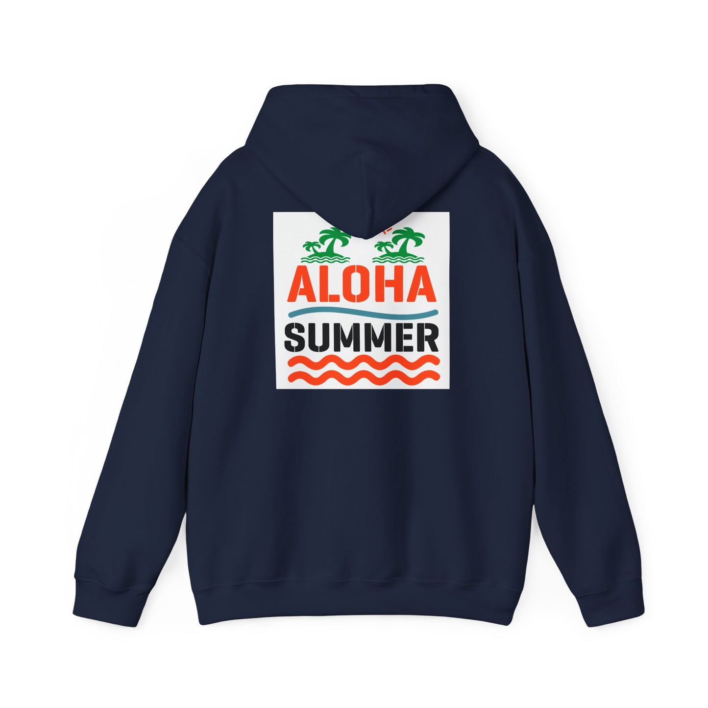 Aloha Summer Hoodie,Tropical Beach Wear,Unisex Sweatshirt,Vacation Outfit, Summer iconic Waikiki Beach Oahu combines urban