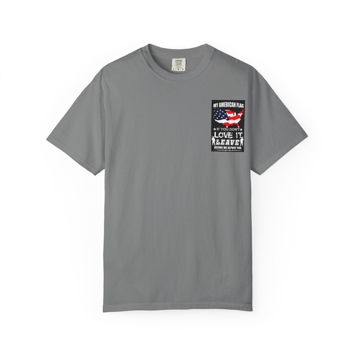 American Flag T-shirt, Patriotic Tee for July 4th, Veterans Support Shirt, Independence Day Top, USA Flag Apparel