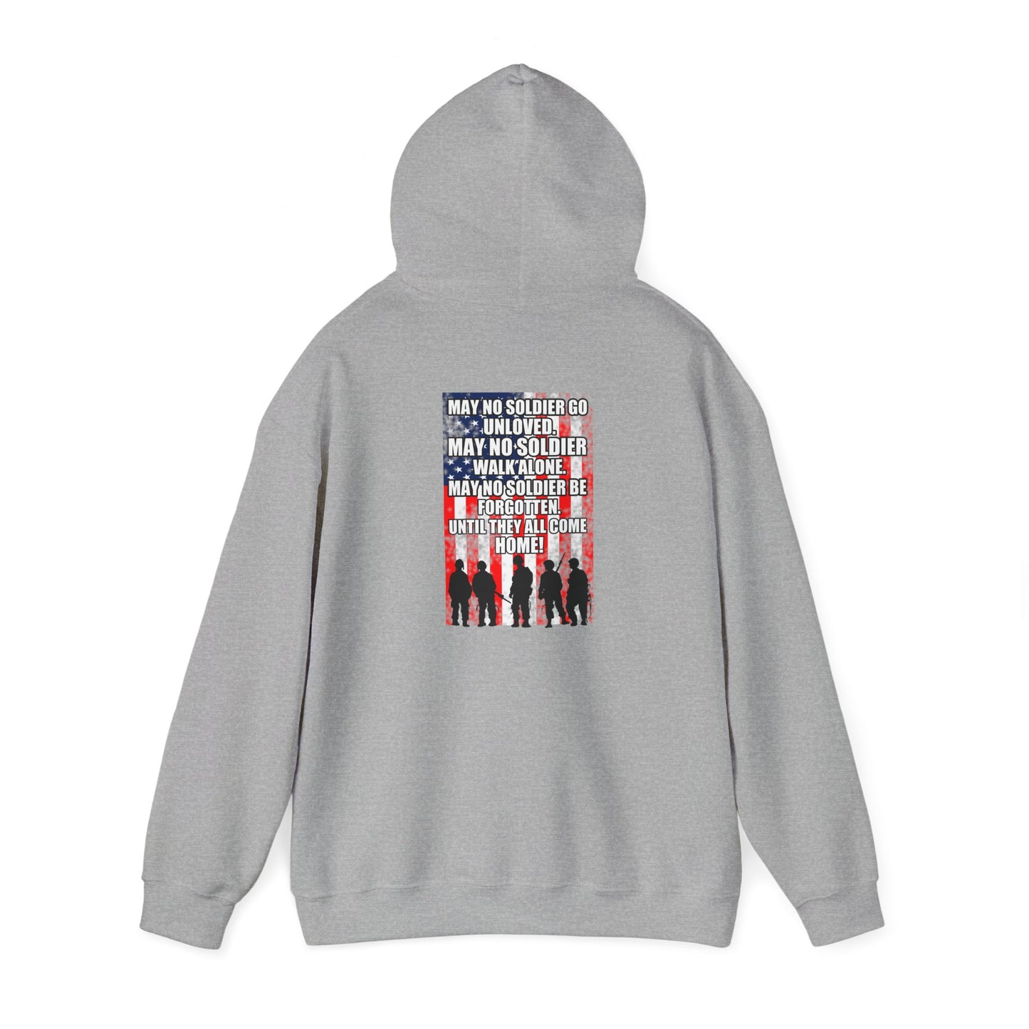 Patriotic Memorial Hoodie: Honor our Heroes, Unisex Sweatshirt for Veterans, Remembrance Day, Gift for Military Families,