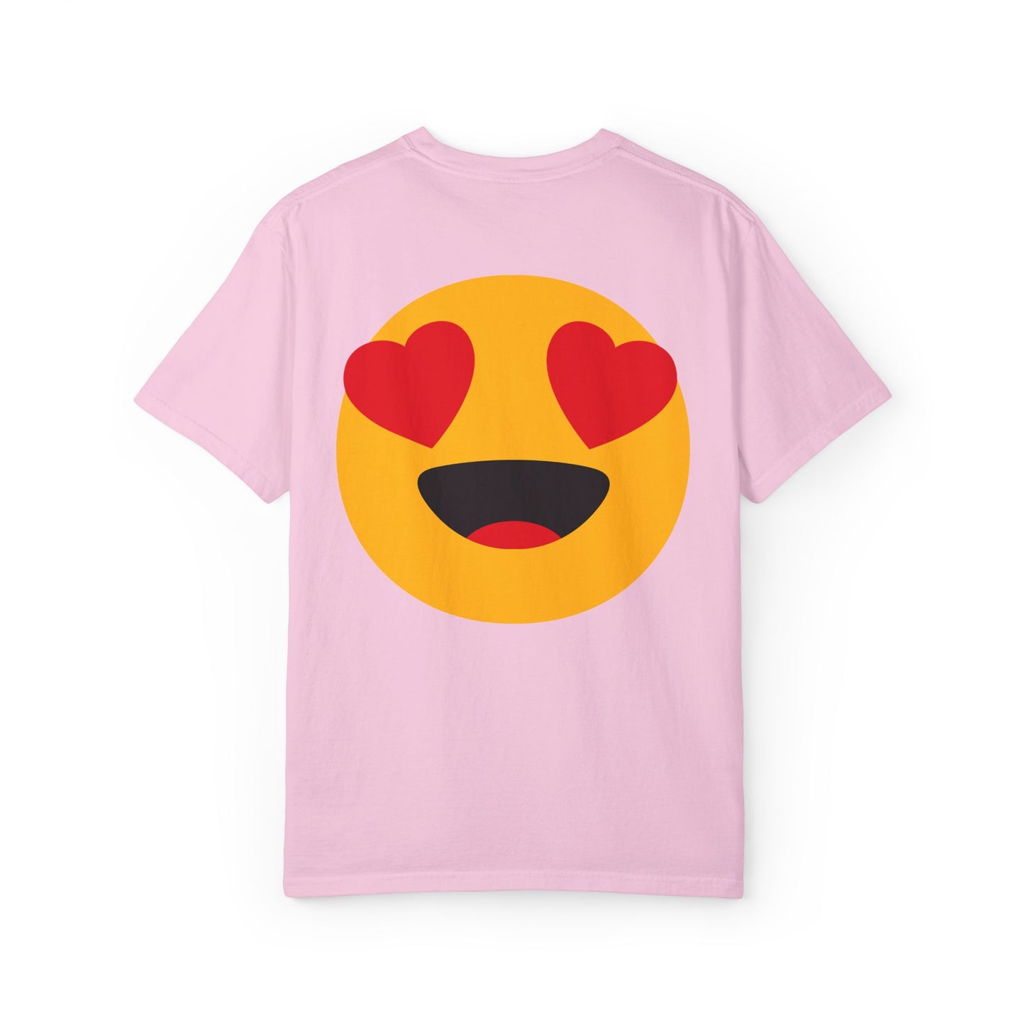 Love Emoji Garment-Dyed Unisex T-Shirt | Perfect for Valentine's Day & Casual Wear