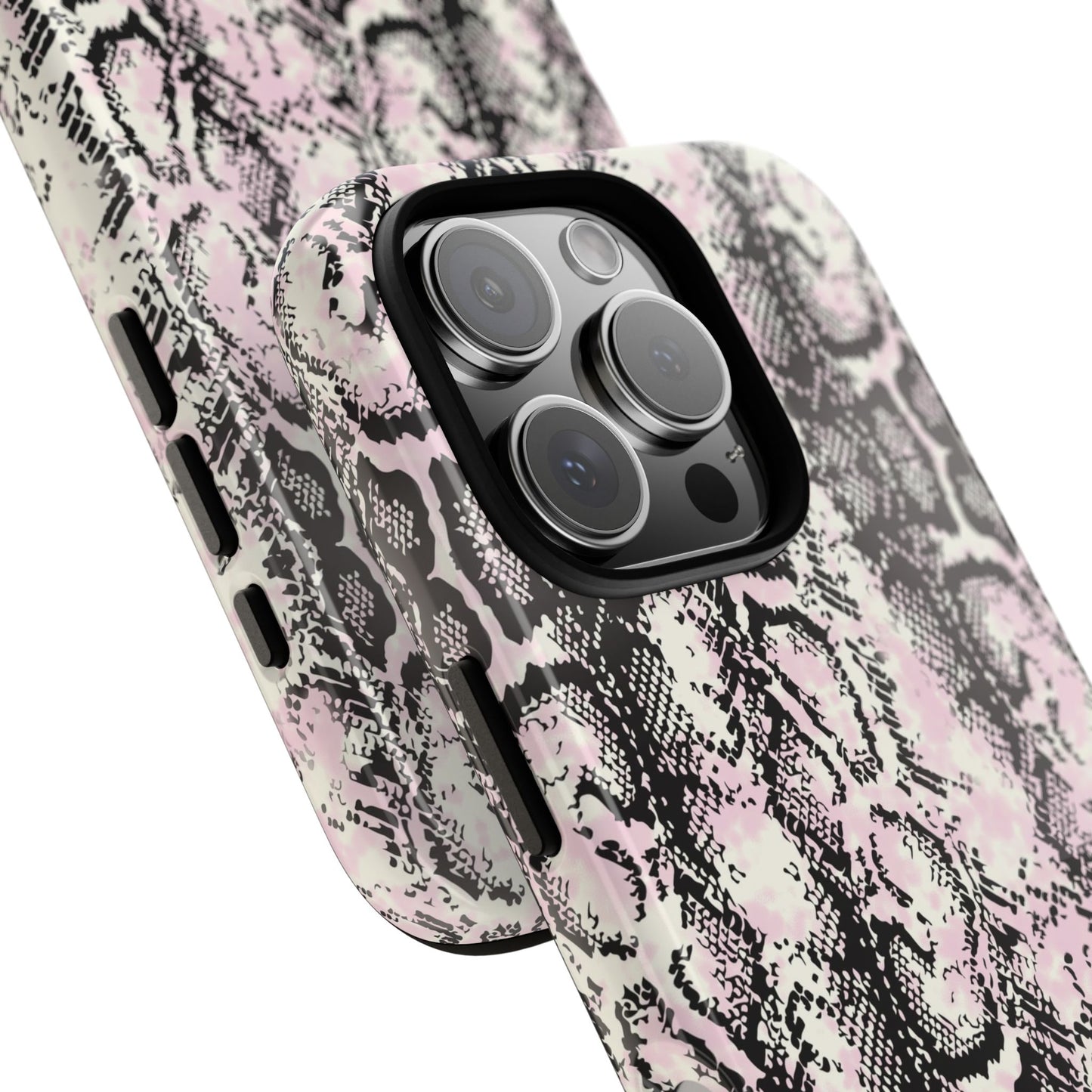 Stylish Snake Print Phone Case - Tough Protection for Trendsetters