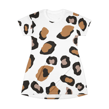Leopard Print T-Shirt Dress | Casual Chic for Everyday Wear