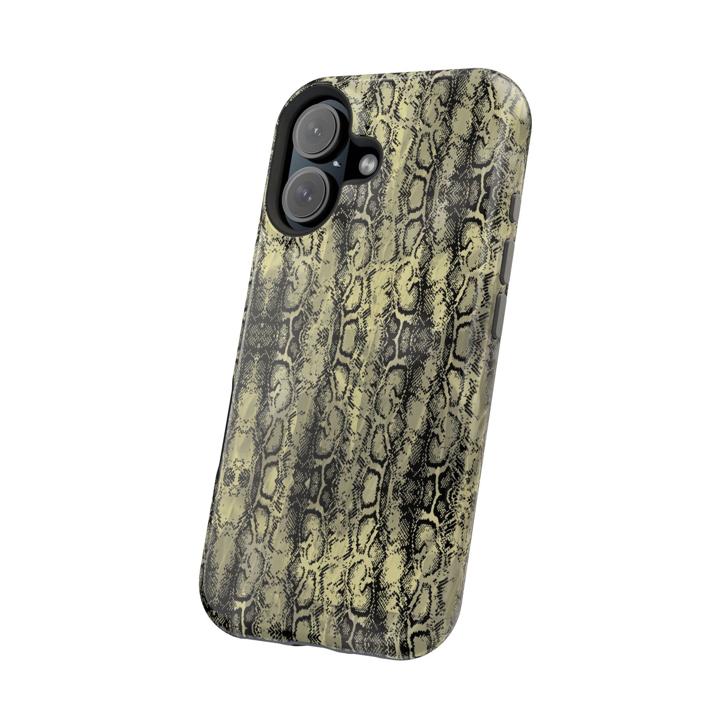 Stylish Snake Skin Magnetic Tough Case - Durable Protection for Your Phone