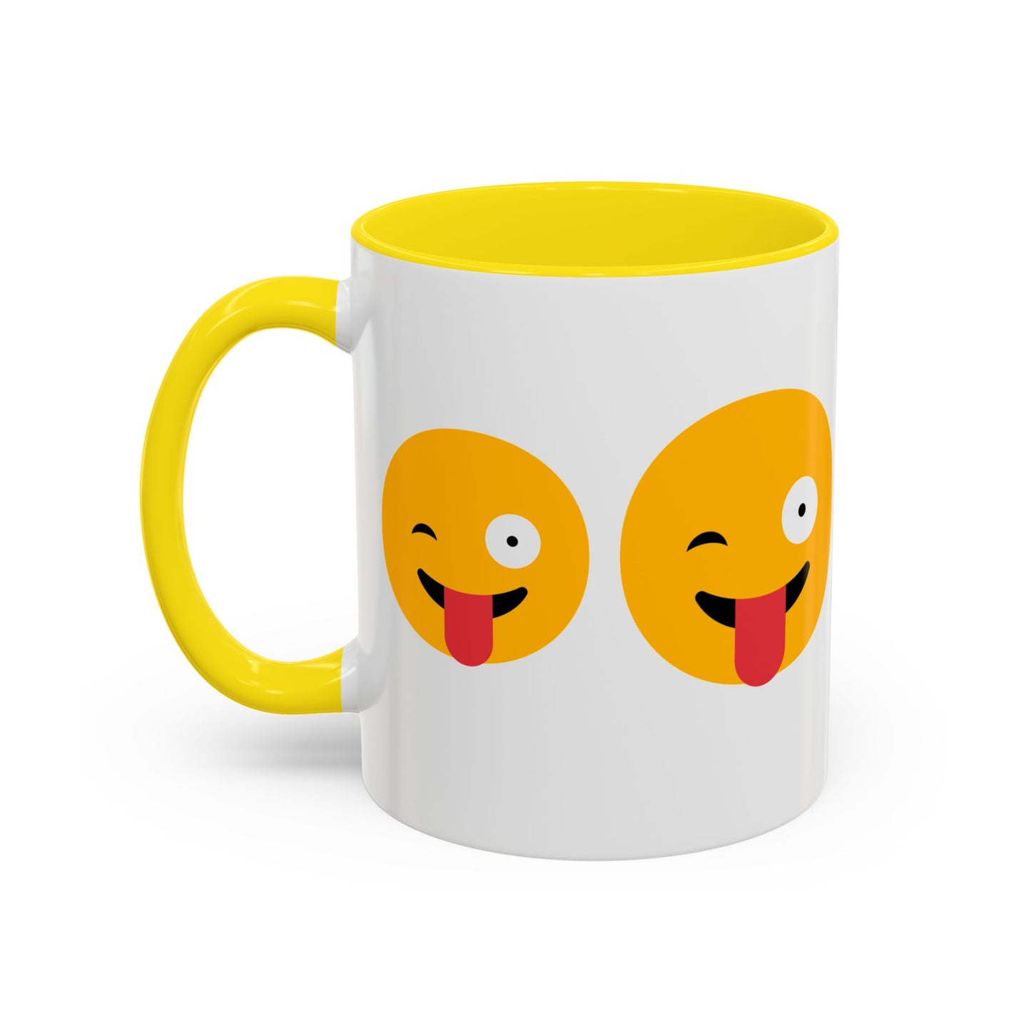 Playful Emoji Coffee Mug | Fun Yellow Faces 11oz & 15oz
