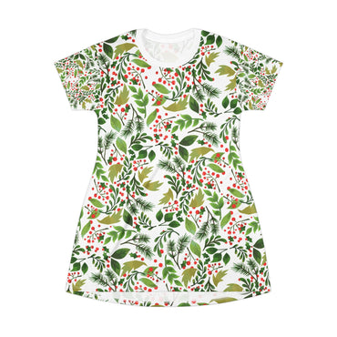 Floral T-Shirt Dress - Perfect for Summer Gatherings and Casual Outings
