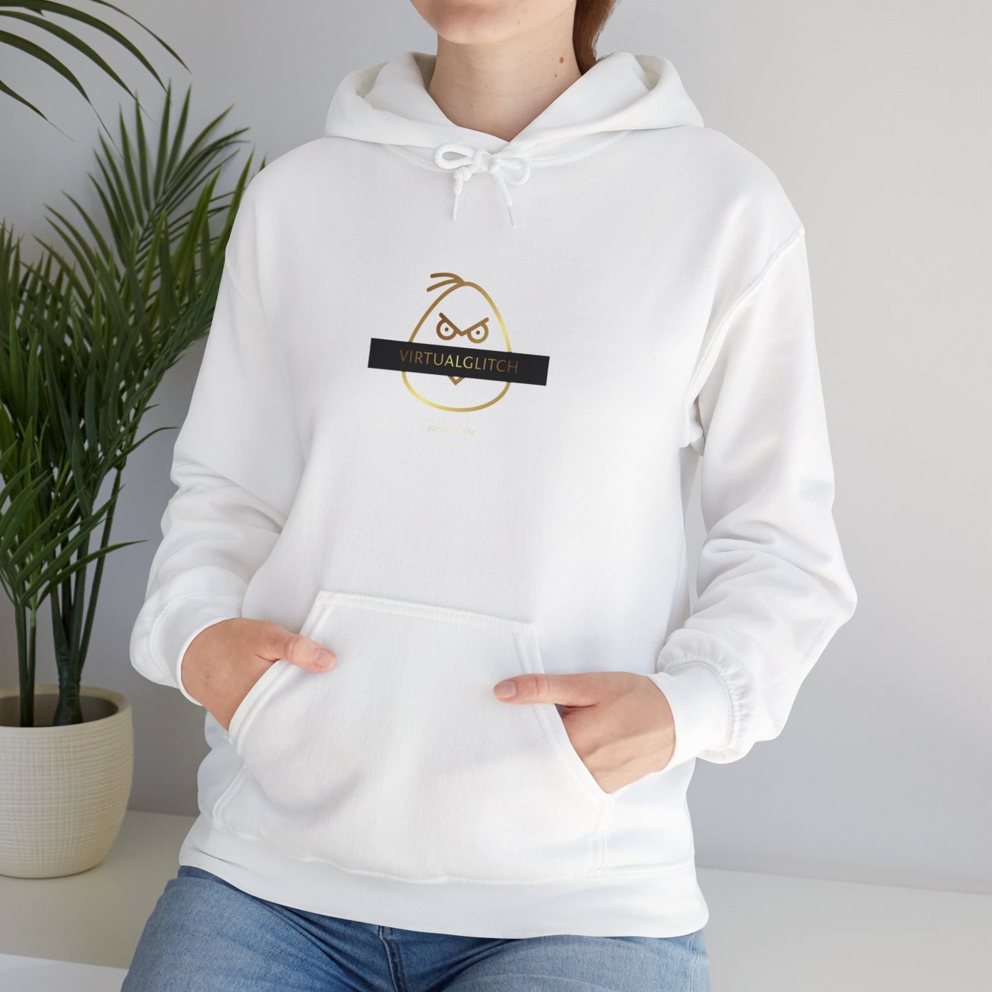 Virtual Glitch Hoodie - Stylish Comfort for Gamers