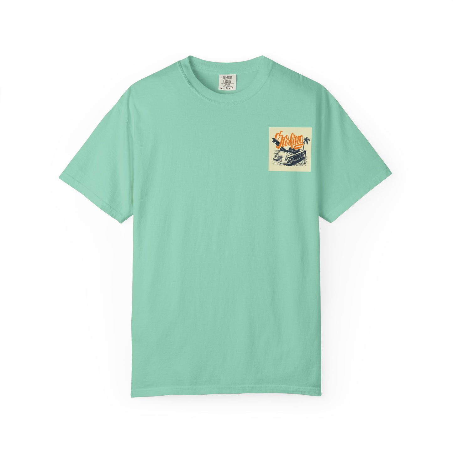 Retro Surfing Unisex T-Shirt, Beach Vibe Tee, Summer Casual Wear, Vacation Shirt, Surf Lover Gift, Ocean Adventure Top