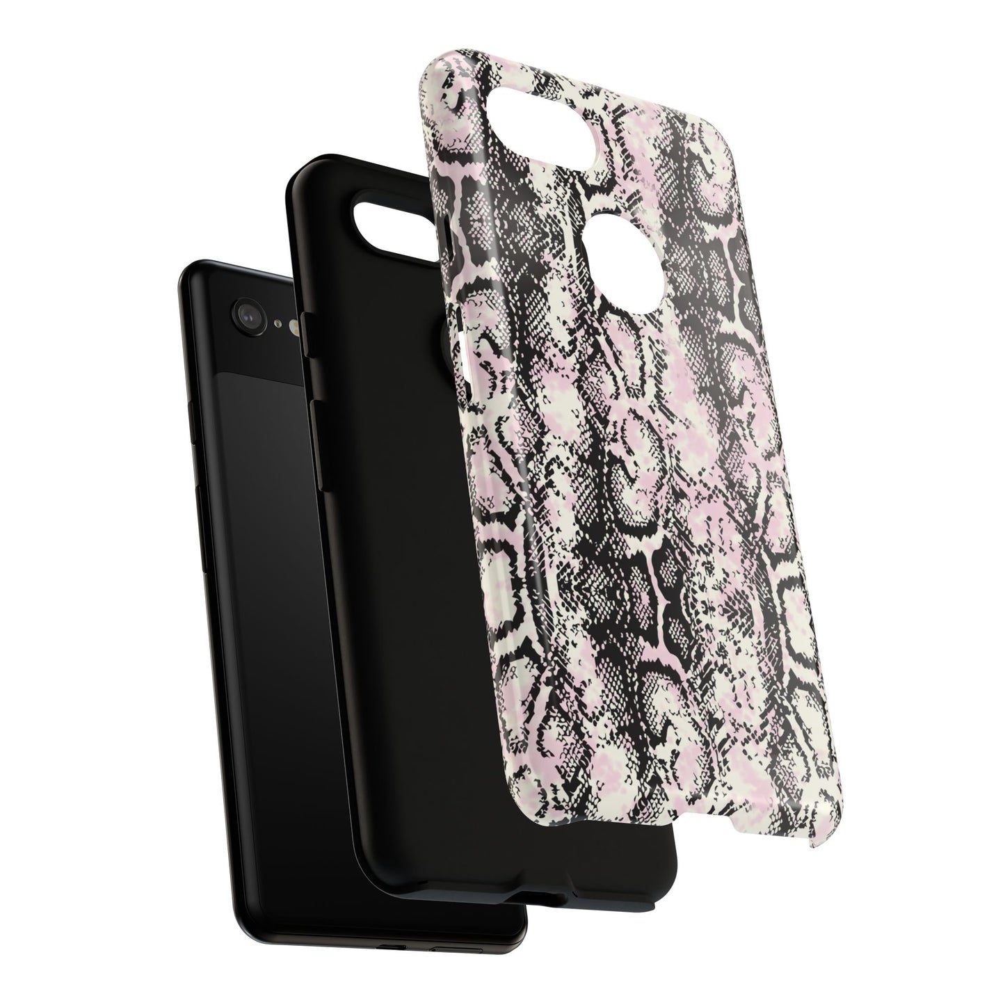 Stylish Snake Print Phone Case - Tough Protection for Trendsetters
