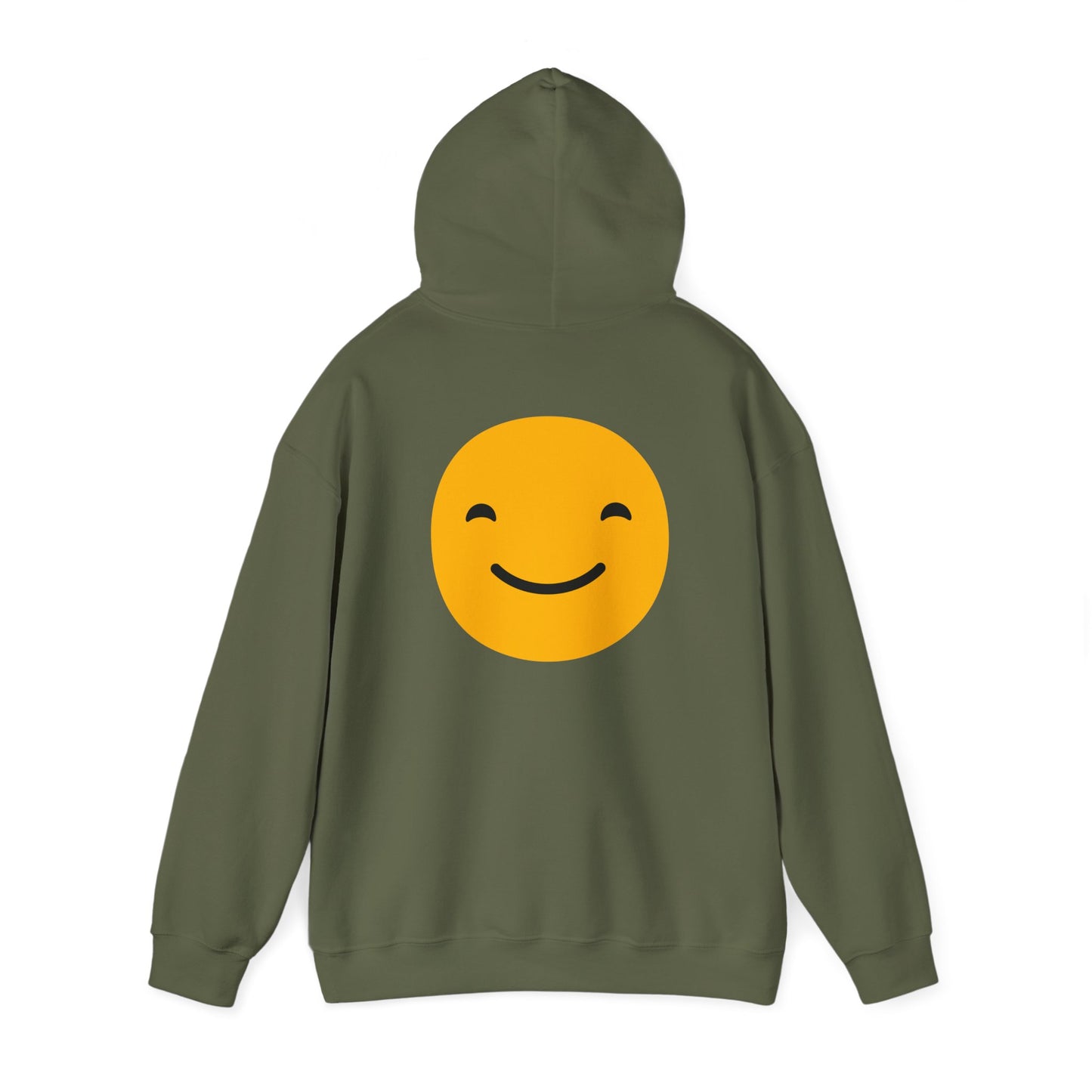 Smiley Face Unisex Hoodie - Happy Vibe Sweatshirt