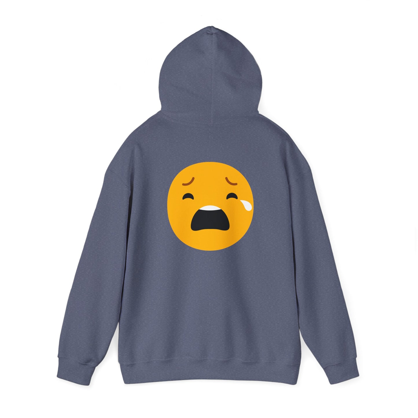Unisex Heavy Blend™ Sad Emoji Hoodie - Cozy & Expressive Sweatshirt