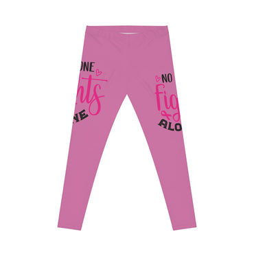 Women's Inspirational Leggings - Supportive Yoga Pants for Workout, Casual Wear, Breast Cancer Awareness, Fitness, Motivational Apparel