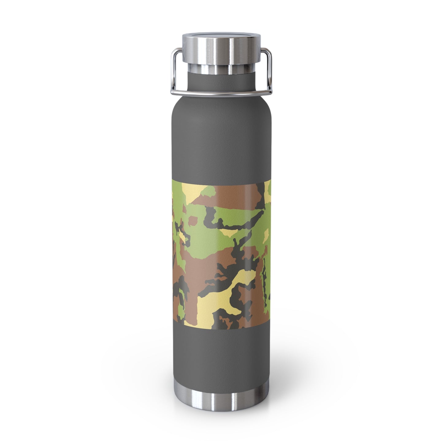 Camouflage Insulated Water Bottle - 22oz Durable Travel Flask