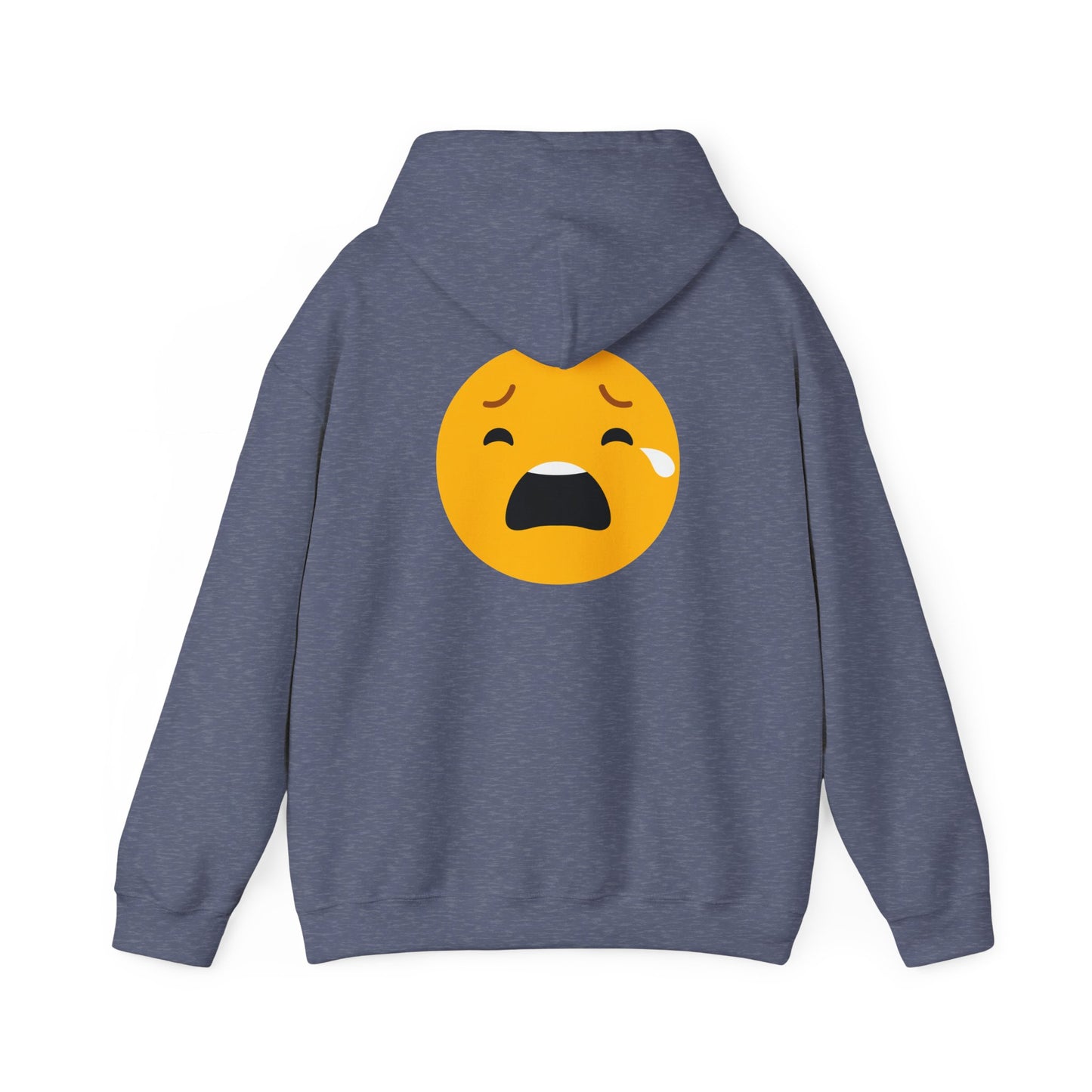 Unisex Heavy Blend™ Sad Emoji Hoodie - Cozy & Expressive Sweatshirt