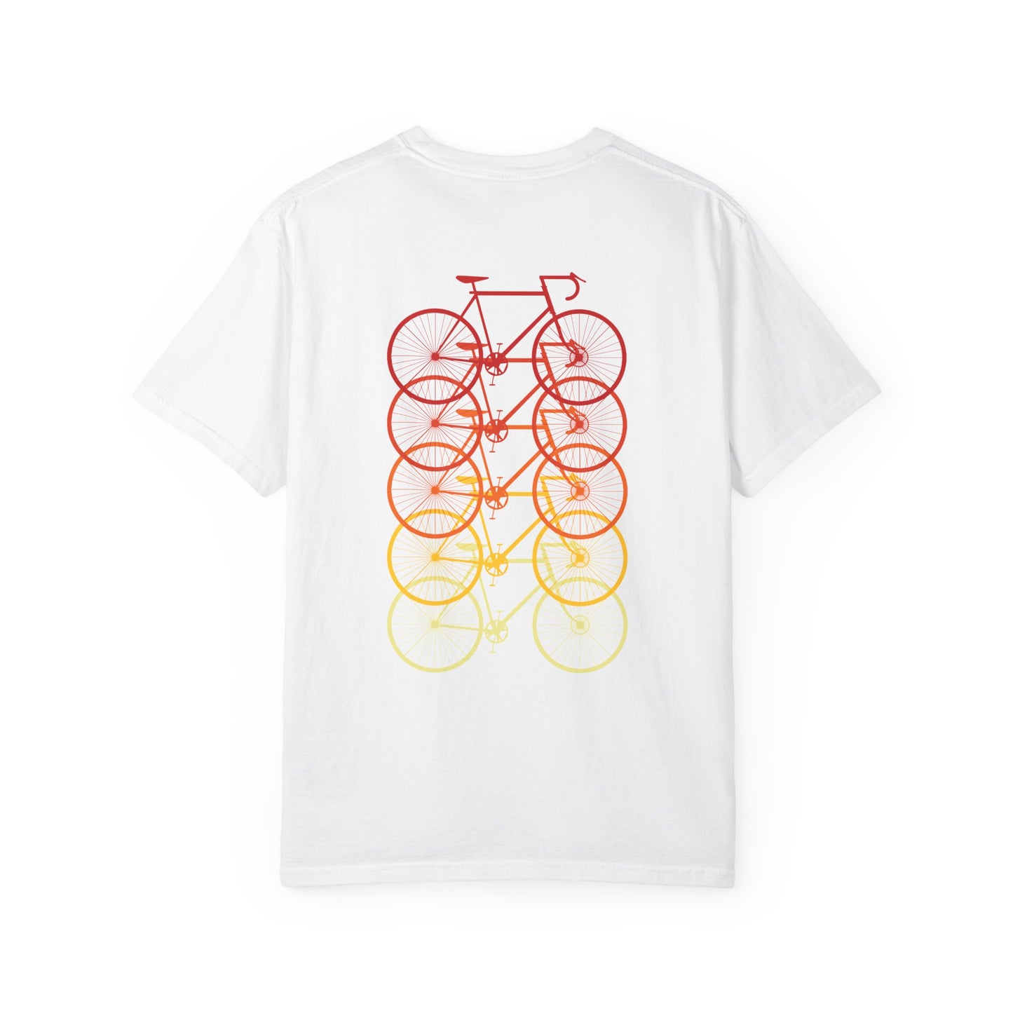 Gradient Bicycle Unisex T-Shirt - Perfect for Cycling Enthusiasts