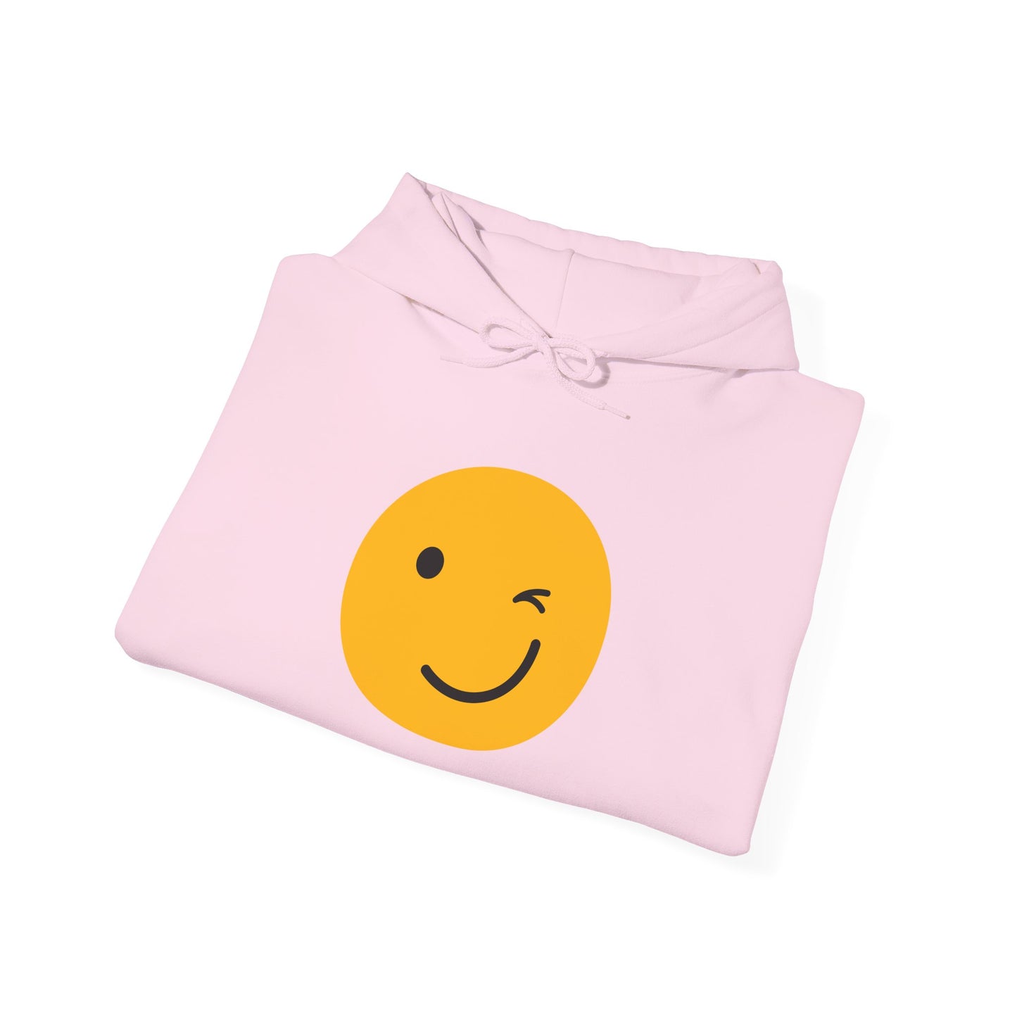 Smiley Face Unisex Hooded Sweatshirt - Fun and Cozy