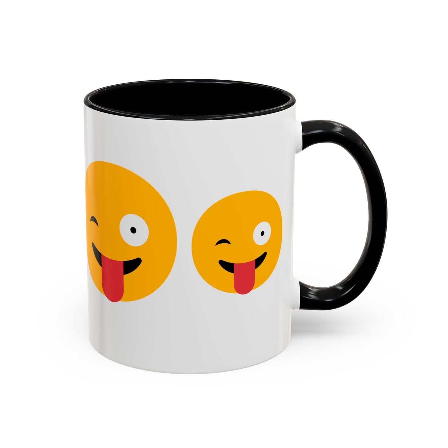 Playful Emoji Coffee Mug | Fun Yellow Faces 11oz & 15oz