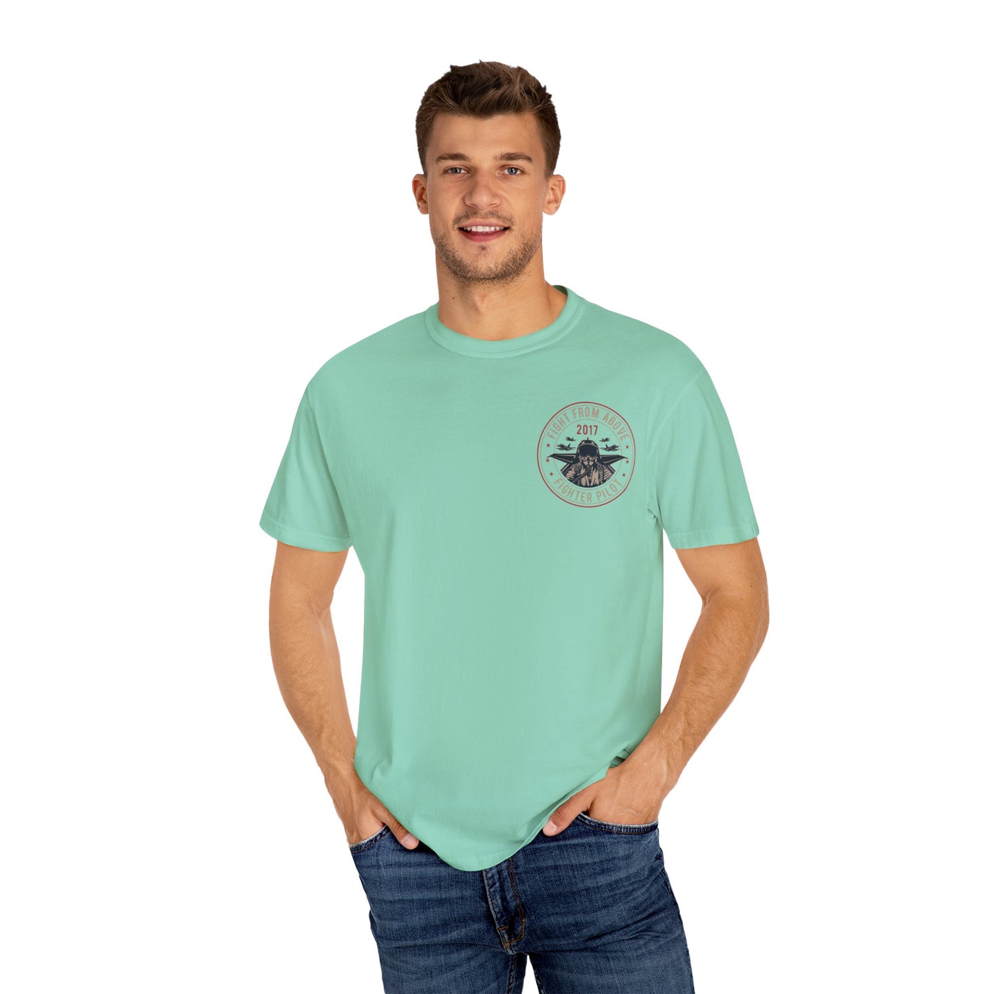 Vintage Fighter Pilot T-Shirt, Unisex Aviation Tee, Gift for Aviation Lovers, Military Shirt, Airplane Enthusiast Apparel