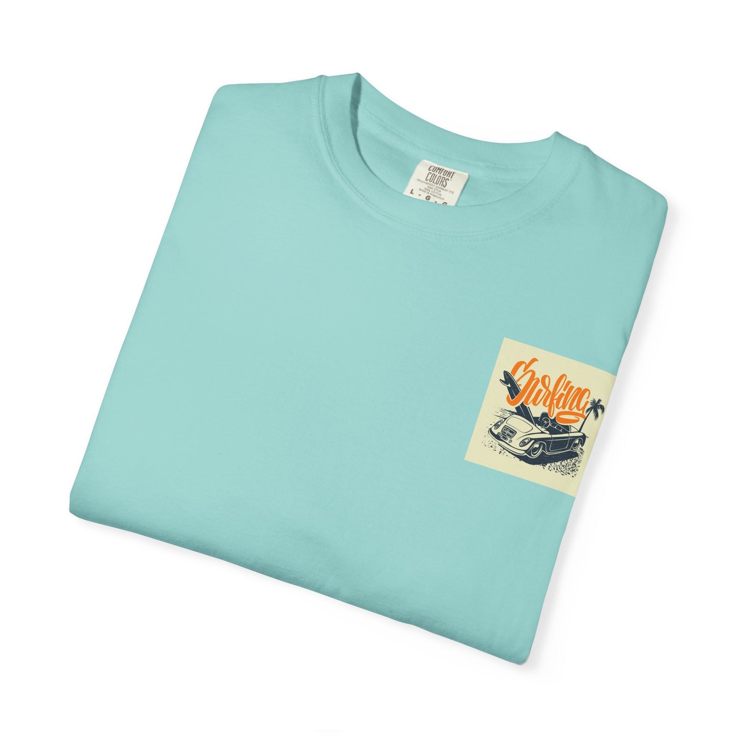 Retro Surfing Unisex T-Shirt, Beach Vibe Tee, Summer Casual Wear, Vacation Shirt, Surf Lover Gift, Ocean Adventure Top