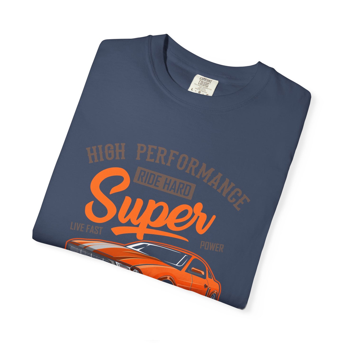 King of the Road T-Shirt - Unisex Garment-Dyed Tee for Car Enthusiasts