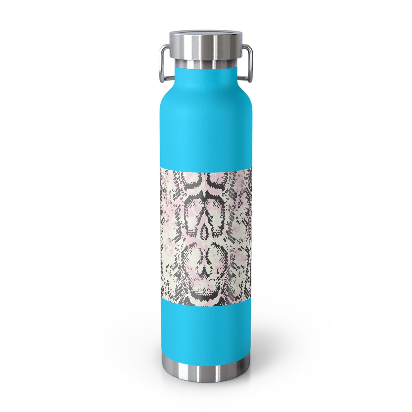 Trendy Snakeskin Insulated Water Bottle - 22oz - Perfect for Travel & Outdoor Adventures