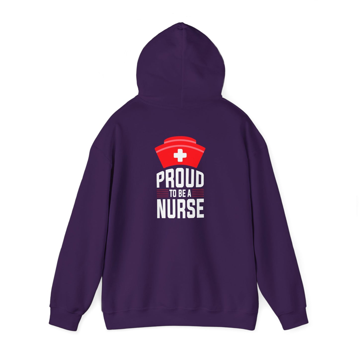Nurse Life Hoodie - Unisex Heavy Blend™ Sweatshirt with Red Cross Design