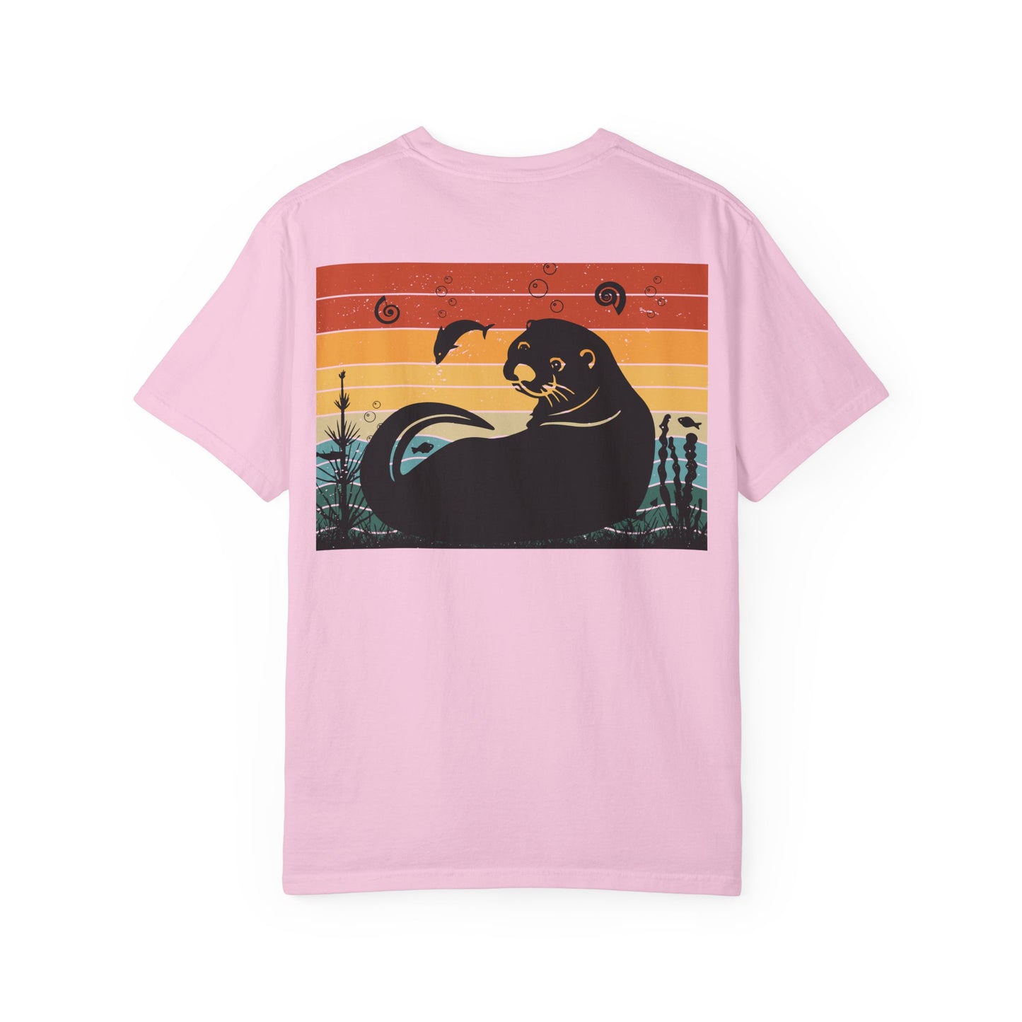Retro Otter Graphic Unisex T-Shirt – Perfect for Animal Lovers