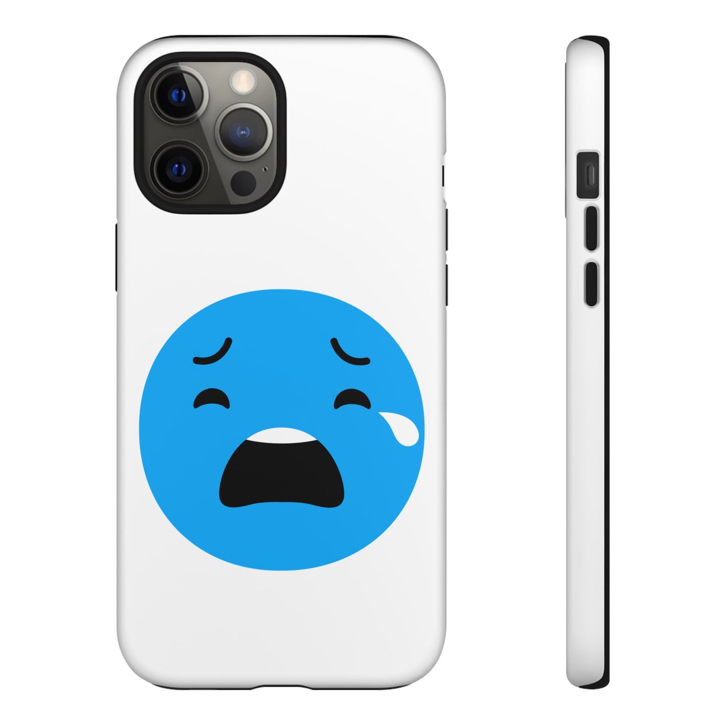 Funny Sad Face Phone Case - Tough and Stylish