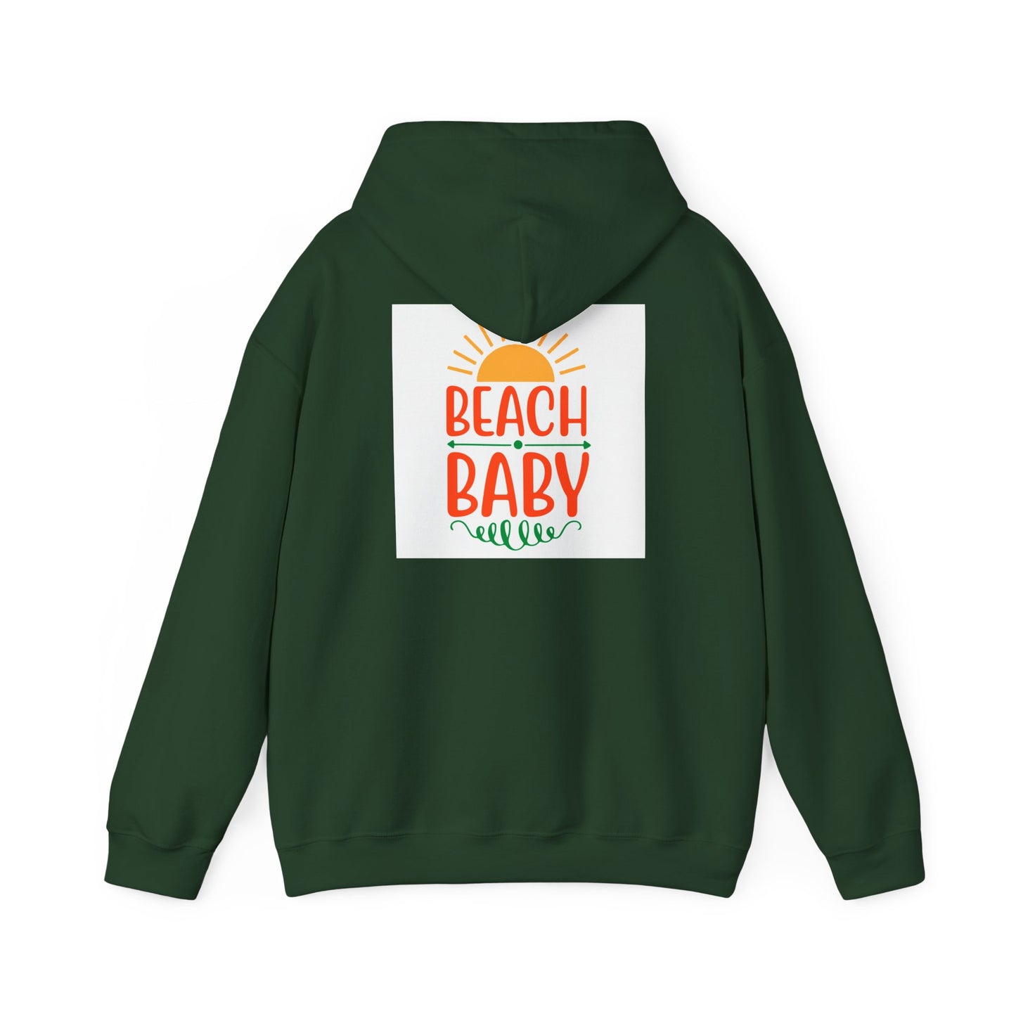 Beach Baby Hooded Sweatshirt | Summer Vibes, Beach Lover Gift, Unisex Casual Wear, Cozy Hoodie, Fun Beachwear