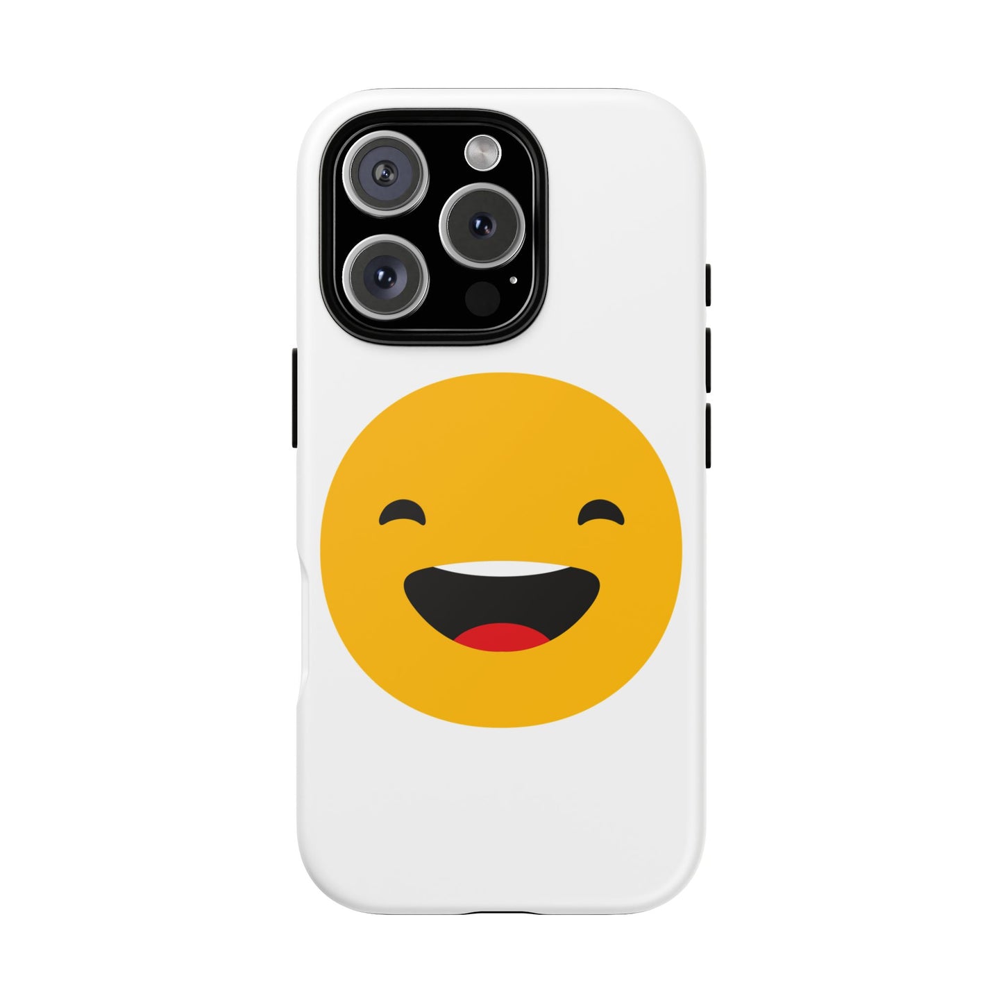 Happy Face Tough Phone Case - Durable Protection with Smile Design