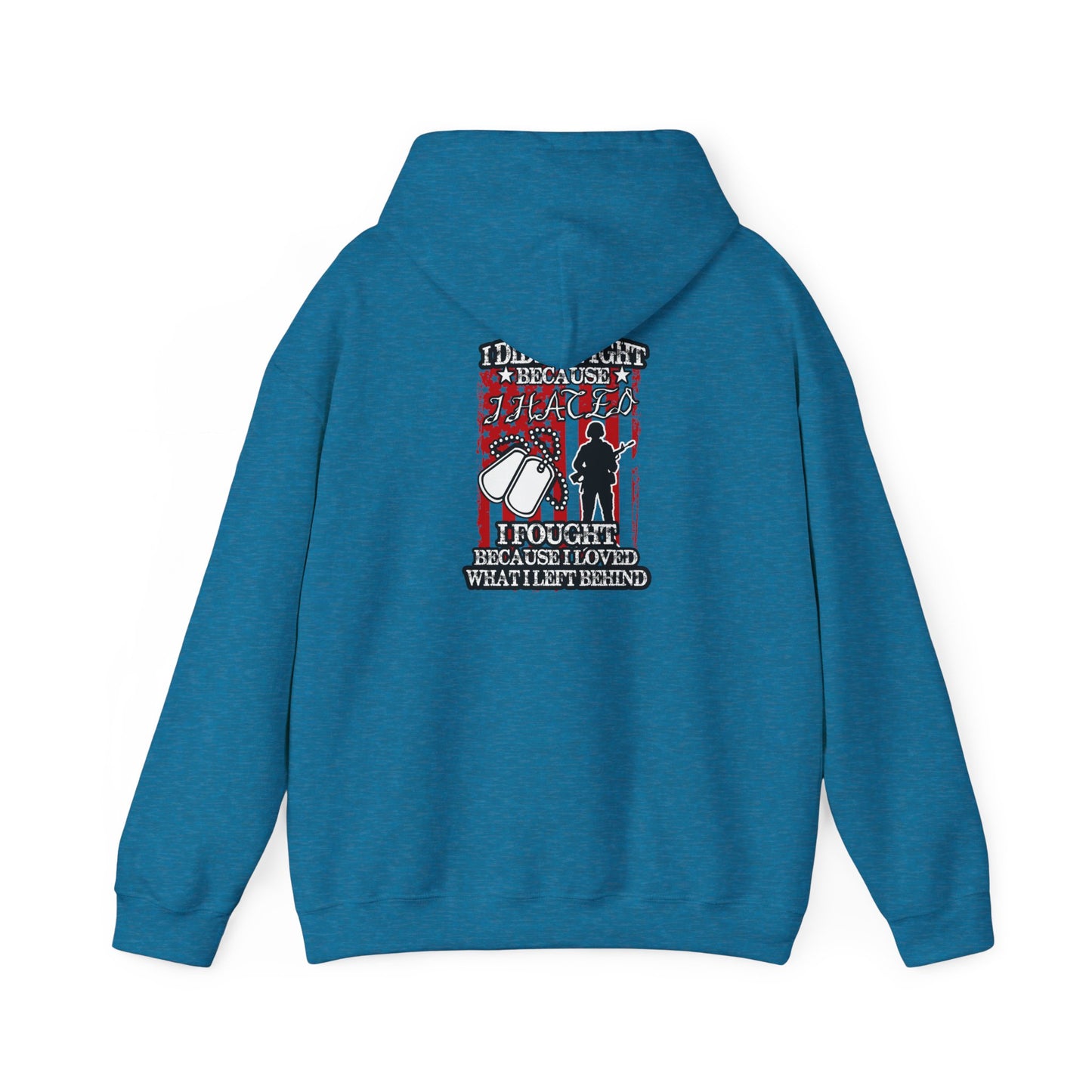 Military Supporter Hoodie, Patriotic Sweatshirt, Independence Day Gift, Veteran Clothing, USA Flag Apparel