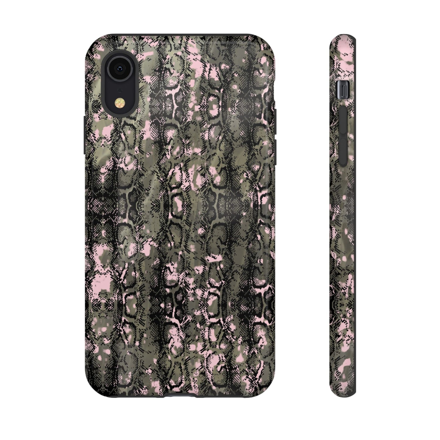 Stylish Snake Print Phone Case for Tough Protection