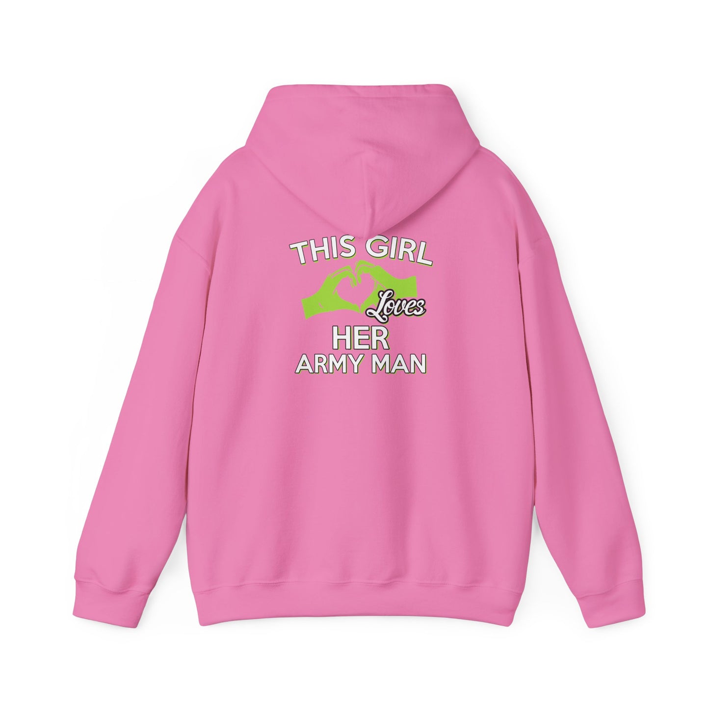 This Girl Loves Her Army Man Hoodie, Military Sweatshirt, Unisex Army Merchandise, Gifts for Military Spouses, Patriotic