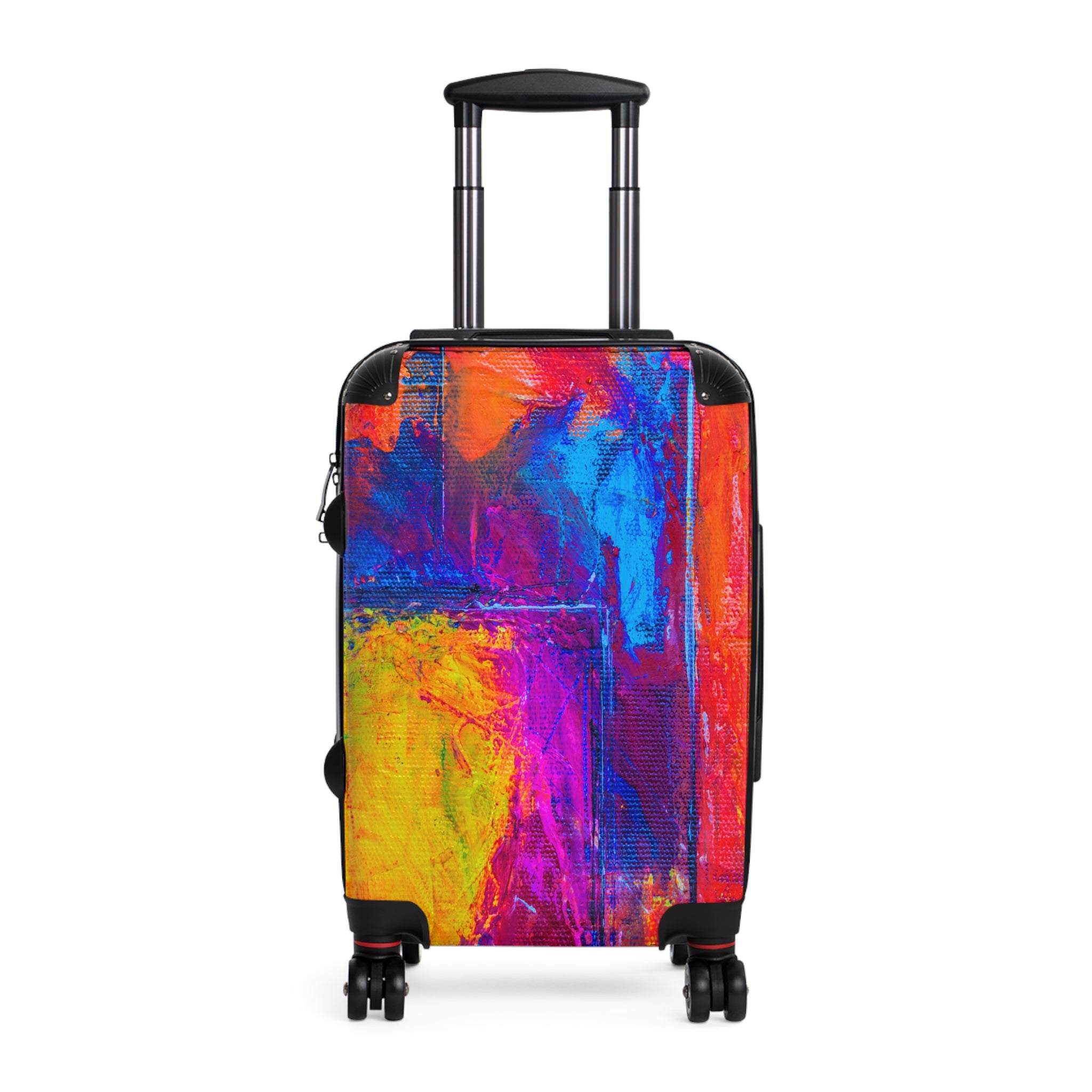 Make a bold statement on your travels with the Vibrant Colorful Suitcase – Stylish Travel Luggage for Adventurers. Designed for those who love to stand out, this suitcase combines functionality with eye-catching aesthetics, ensuring you travel in style